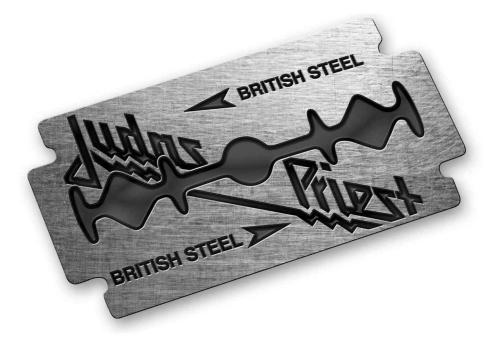 Judas Priest British Steel Pin Anstecker