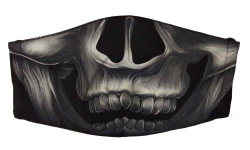 Gesichtsmaske Totenkopf Gebiss