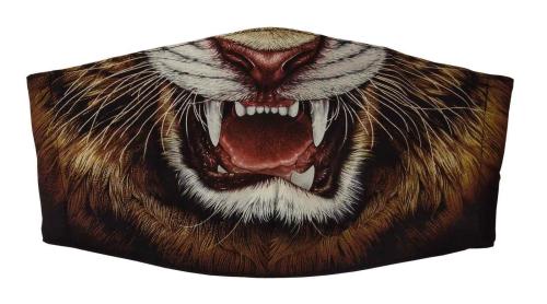 Gesichtsmaske Tiger Gebiss
