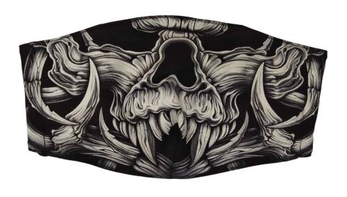 Gesichtsmaske Totenkopf Biest