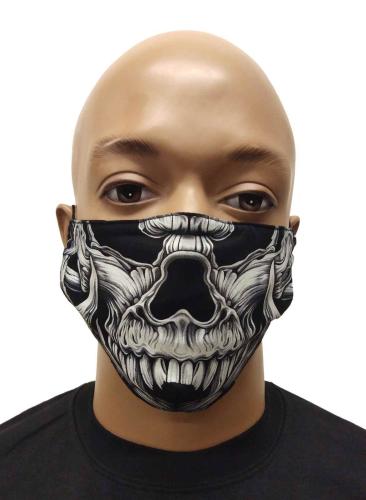 Gesichtsmaske Totenkopf Biest