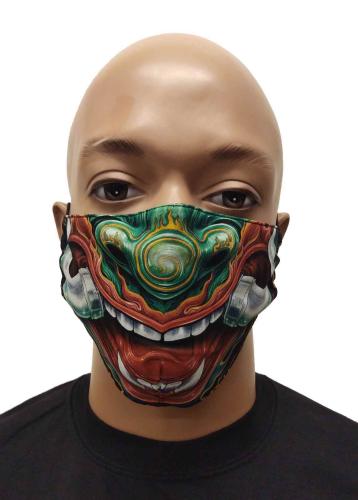 Gesichtsmaske Zähne
