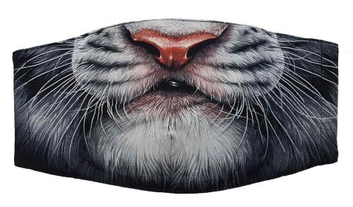 Gesichtsmaske Weißer Tiger