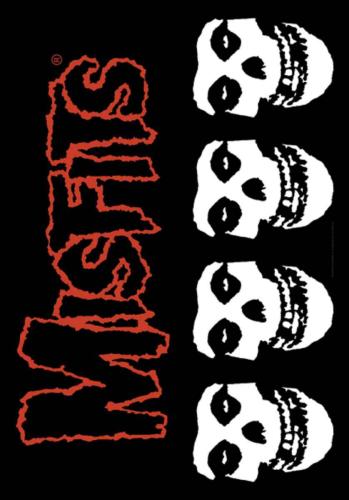 Misfits Skulls Posterfahne