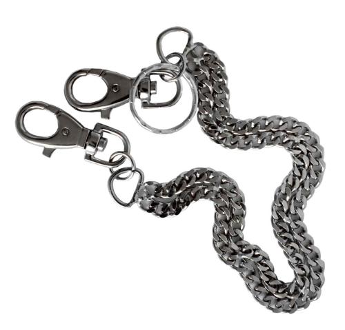Bondage Metal Chain 2-Row Carabiner Snap Hooks