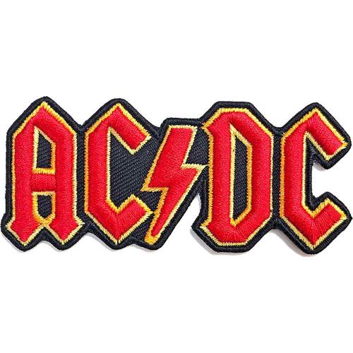 Gestickter Aufnäher AC/DC Logo Aufbügel Patch