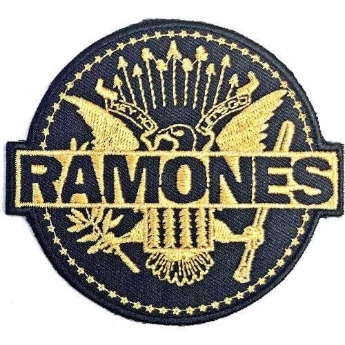 Gestickter Aufnäher Ramones Logo Aufbügel Patch