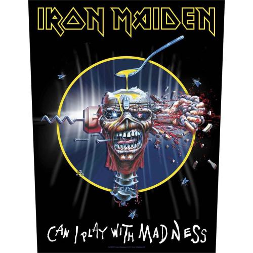 Iron Maiden Can I Play With Madness Rückenaufnäher