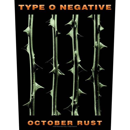 Type O Negative October Rust Back Patch