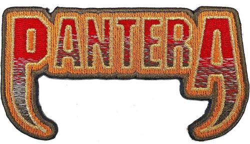 Gestickter Aufnäher Pantera Fangs Logo Aufbügel Patch