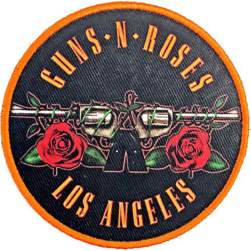 Gestickter Aufnäher Guns N’ Roses Los Angeles Orange Aufbügel Patch
