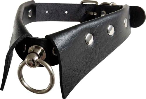 Fetish Choker Halsband Mit Ring