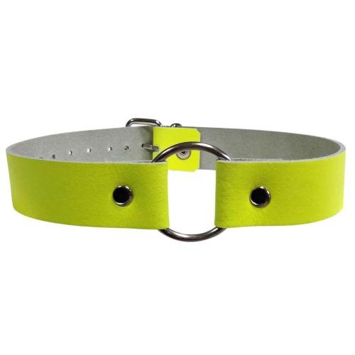 Neon Yellow O-Ring Choker