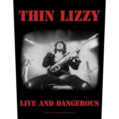 Rückenaufnäher Thin Lizzy Live And Dangerous