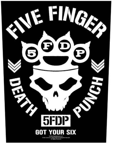 Five Finger Death Punch Got Your Six Rückenaufnäher