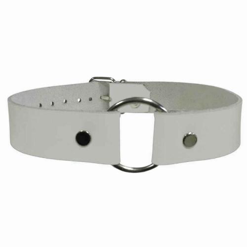 White O-Ring Choker