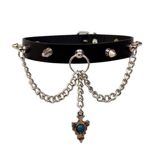Leder Choker Mit Killernieten Indianerpfeilspitze