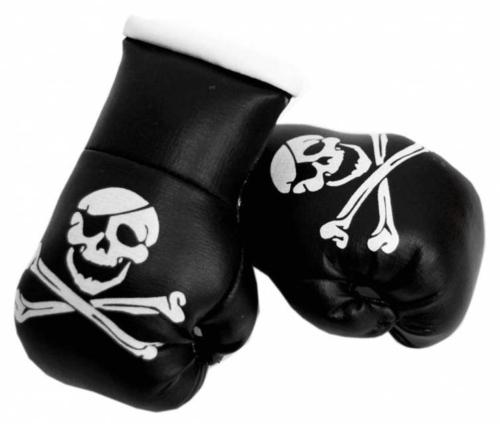 Mini Boxhandschuhe Totenkopf