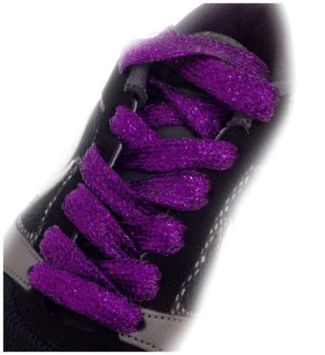 Glitzerschnürsenkel Lila
