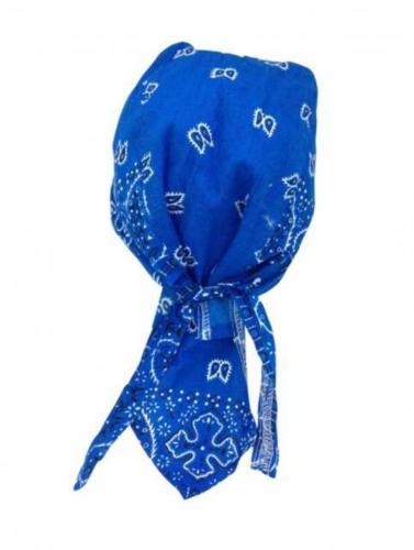Biker Bandana Cap Blau