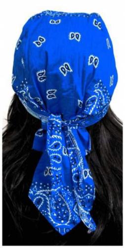 Biker Bandana Cap Blau