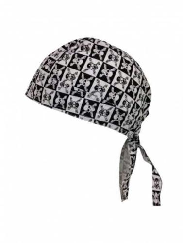 Rocker Bandana Cap Mit Totenköpfen