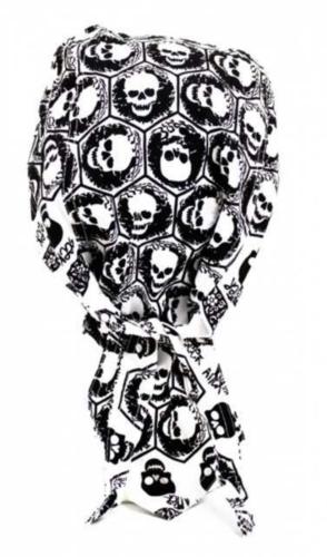 Biker Bandana Cap Mit Totenköpfen