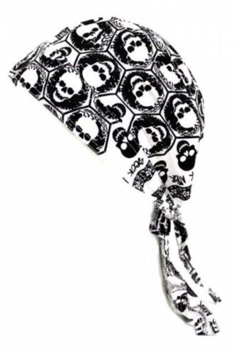 Biker Bandana Cap Mit Totenköpfen