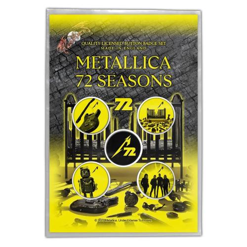 Metallica 72 Seasons Button Badge Pack
