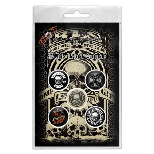 Black Label Society Worldwide Button Badge Pack