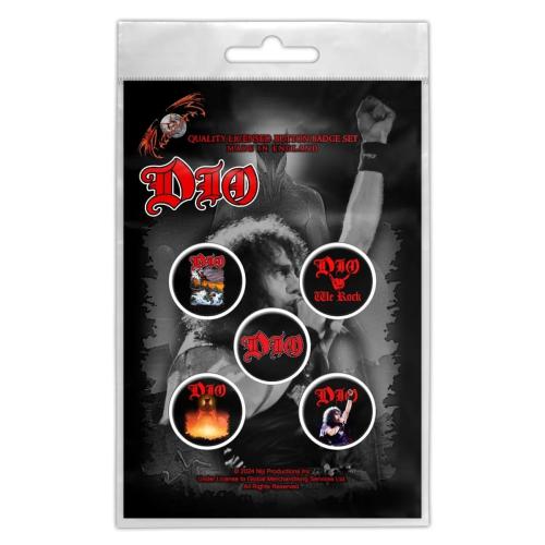 DIO We Rock Button Badge Pack
