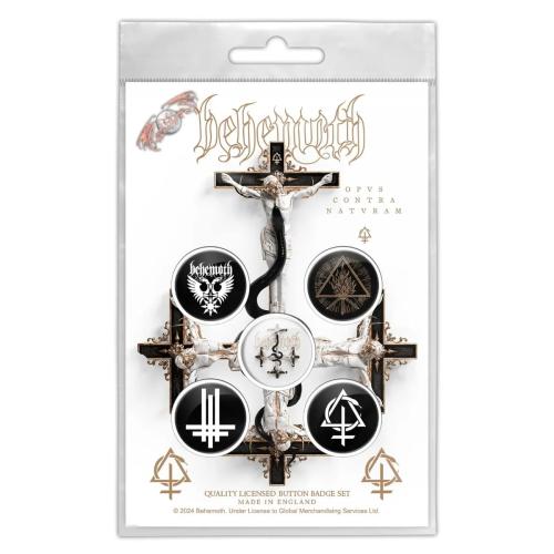 Behemoth Opvs Contra Natvram Button Badge Pack