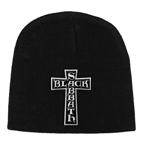Black Sabbath Cross Logo Beanie Mütze