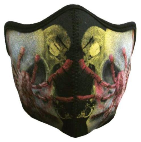 Biker Maske Spinne Und Totenköpfe