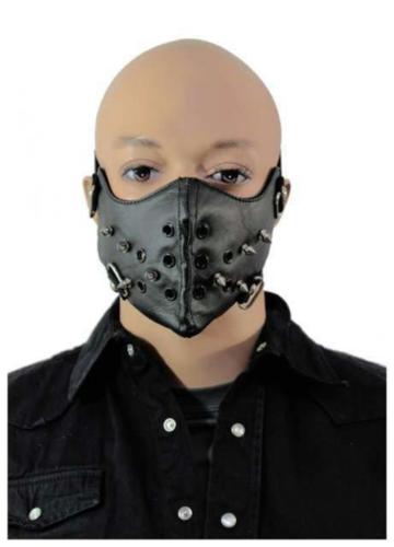 Biker Maske Mit Killer- Und Ösen Nieten