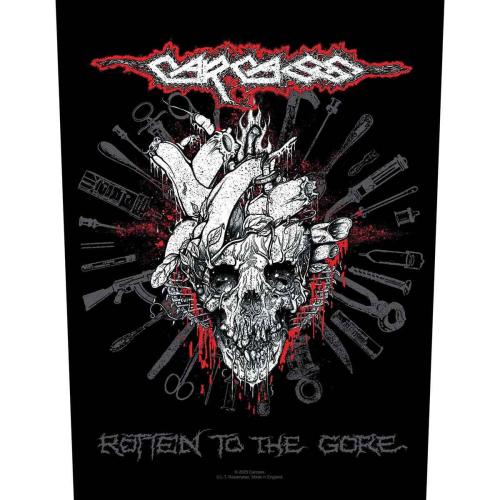 Rückenaufnäher Carcass Rotten To The Gore Backpatch