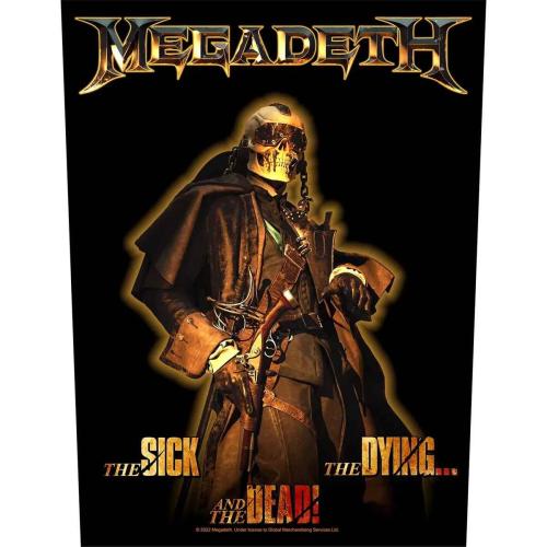 Rückenaufnäher Megadeth The Sick, The Dying And The Death Backpatch