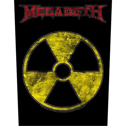 Rückenaufnäher Megadeth Radioactive Backpatch