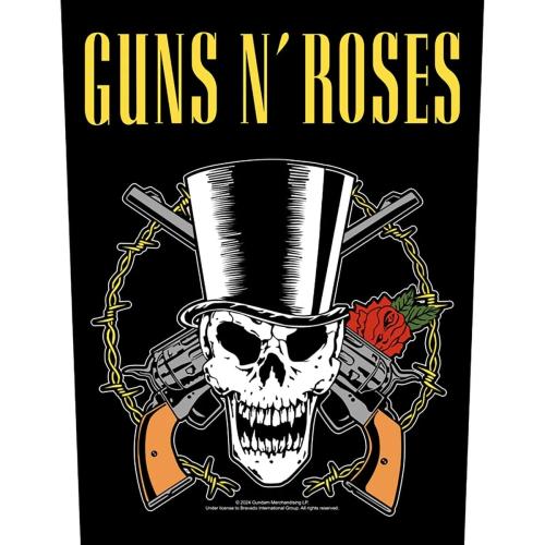 Rückenaufnäher Guns N' Roses Skull & Guns Backpatch