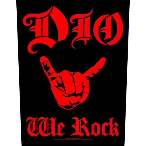 Rückenaufnäher Dio We Rock Backpatch