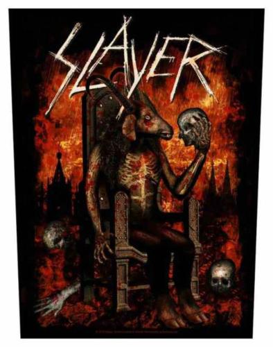 Slayer Devil On Throne Rückenaufnäher
