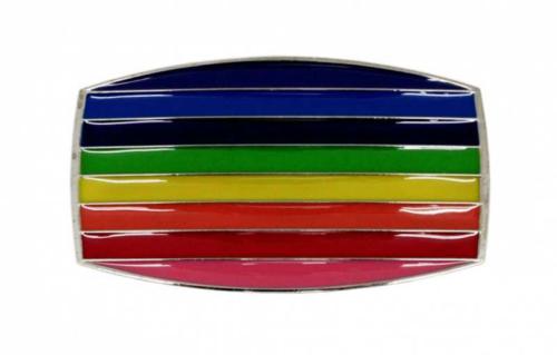 Gürtelschnalle Regenbogen