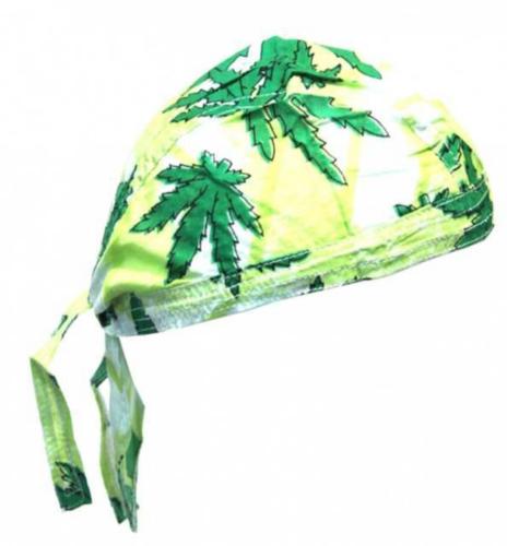 Kinder Bandana Cap Cannabisblätter Design