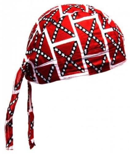 Kinder Bandana Cap Rot Weiß Südstaaten