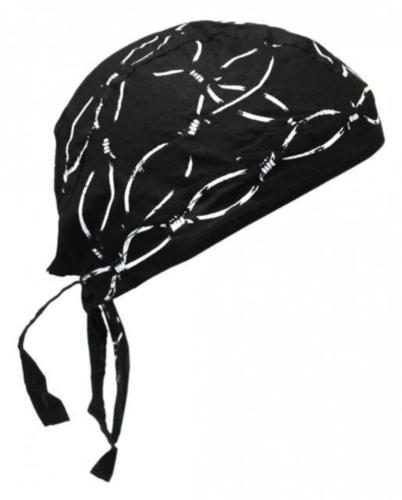 Kinder Bandana Cap Stacheldraht Schwarz