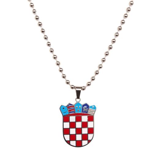 Croatian Flag Necklace: Show Your National Pride!