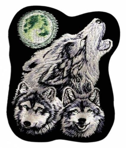 Aufnäher Heulender Wolf