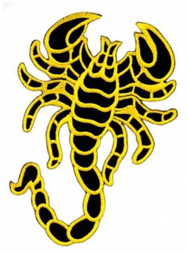 Aufnäher Gelber Skorpion