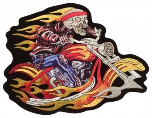 Aufnäher Totenkopf Rider