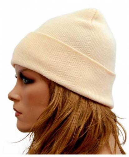 Beige Beanie